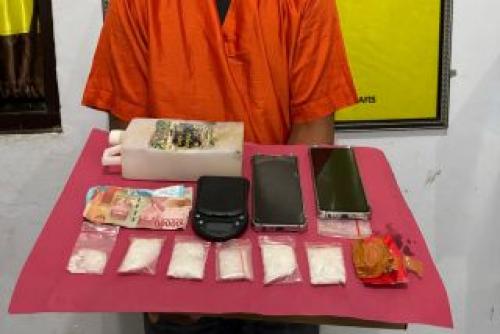 Andre Aceh Diciduk Polisi di Inhu, Edarkan Sabu Pakai NMAX